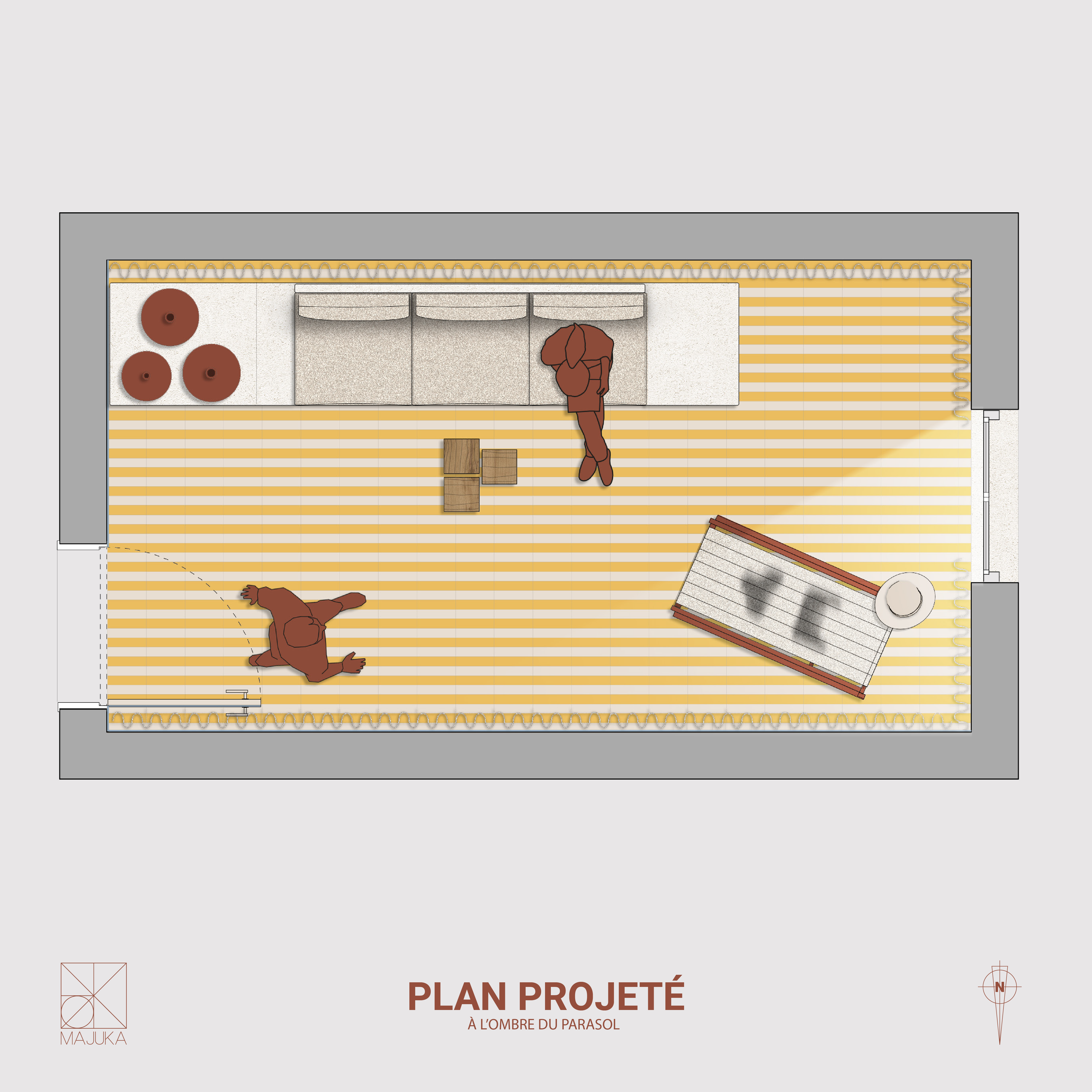 A l'ombre des parasols